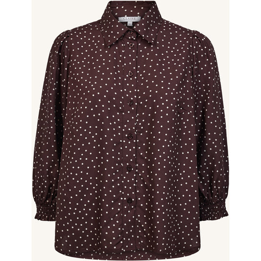 CLAIRE CWRhona 3/4 sleeve Shirts 4565 Chocolate
