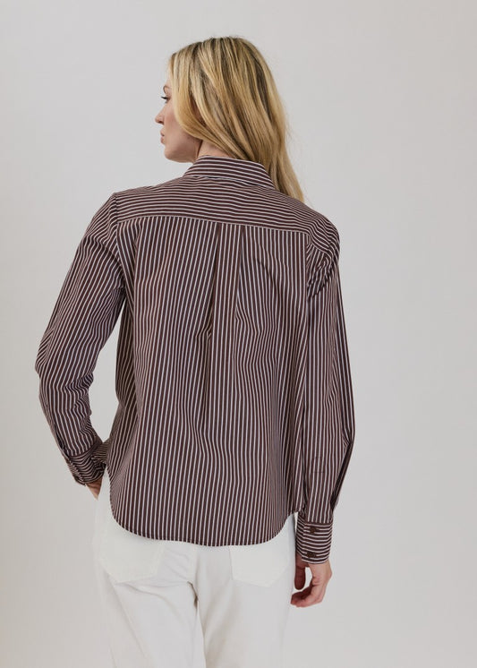 CLAIRE CWRinnah Shirts 4565 Chocolate