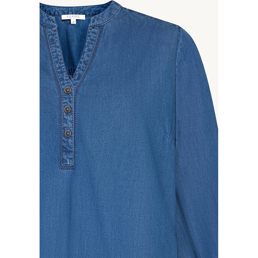 CLAIRE CWSahvannah Shirts 3009 Light Blue Denim