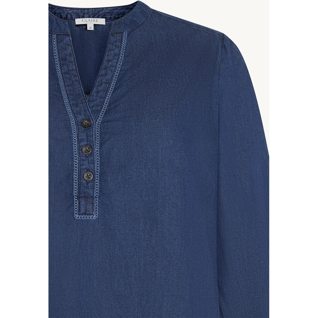 CLAIRE CWSahvannah Shirts 3014 Medium Blue Denim