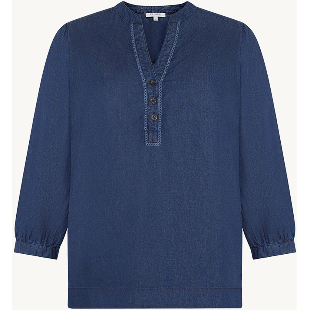 CLAIRE CWSahvannah Shirts 3014 Medium Blue Denim