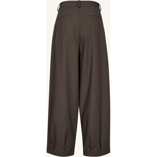 CLAIRE CWTimiza Barrel pants Trousers 13578 Cacao Melange