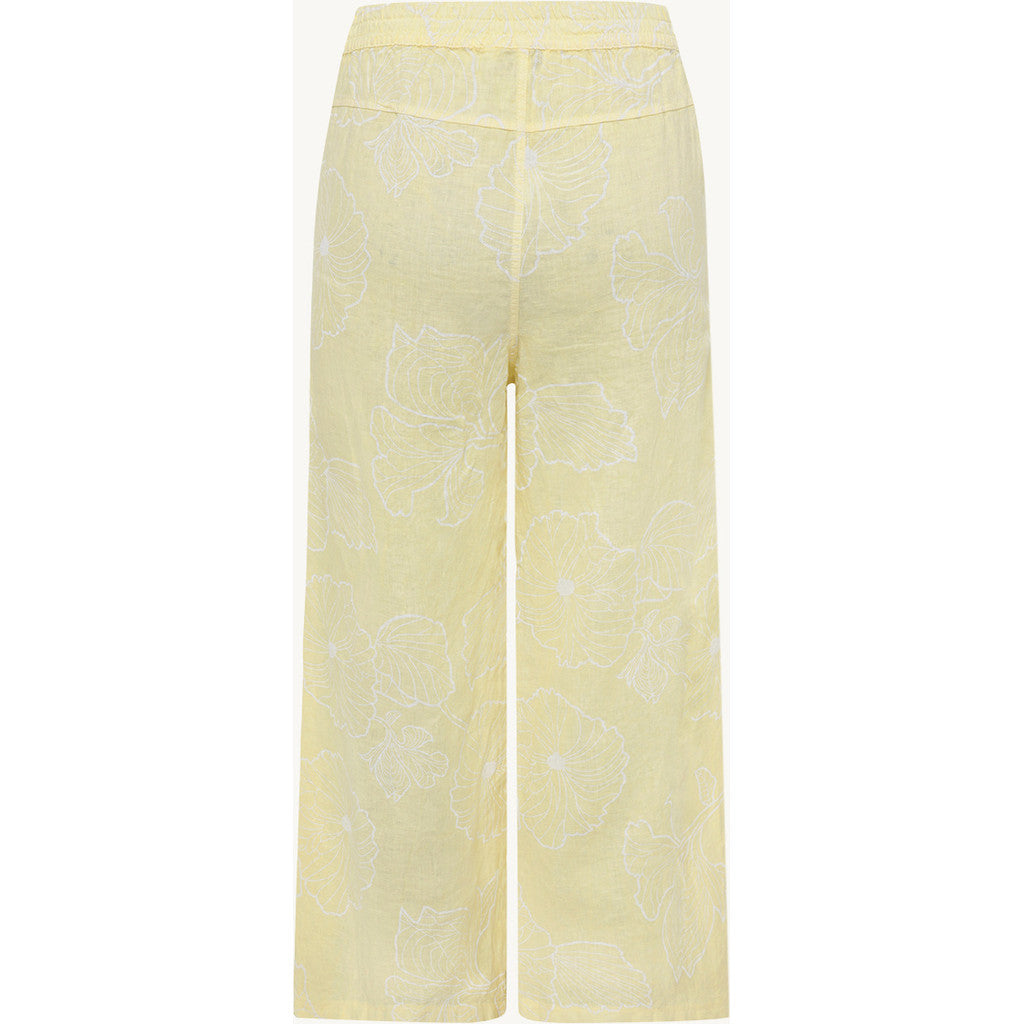 CLAIRE CWTinca Trousers 4626 Pale Yellow