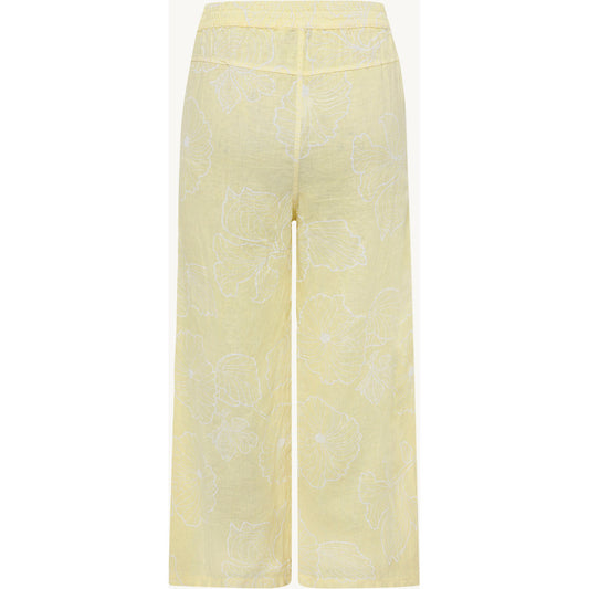 CLAIRE CWTinca Trousers 4626 Pale Yellow