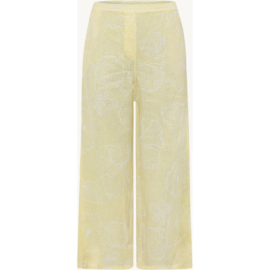 CLAIRE CWTinca Trousers 4626 Pale Yellow