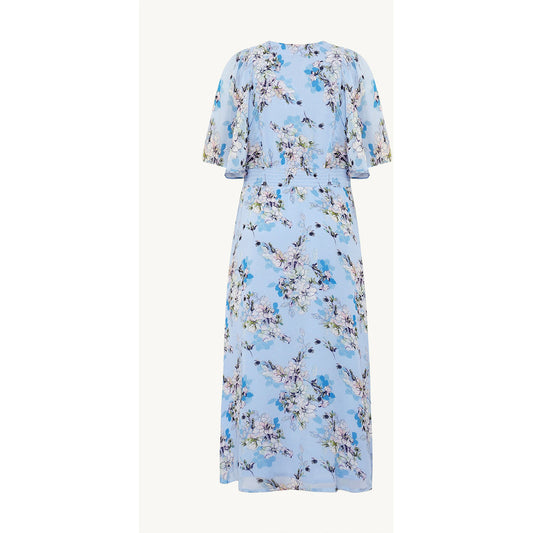 CLAIRE Dress CWDanijela Flower Leaves Dresses 3185 Serenity