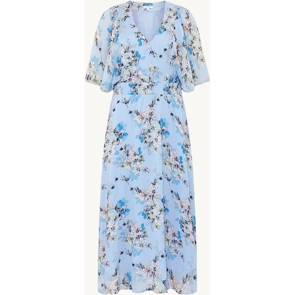 CLAIRE Dress CWDanijela Flower Leaves Dresses 3185 Serenity