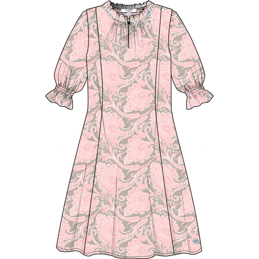 CLAIRE Dress CWDenize Old Paisley Dresses 3761 Shell