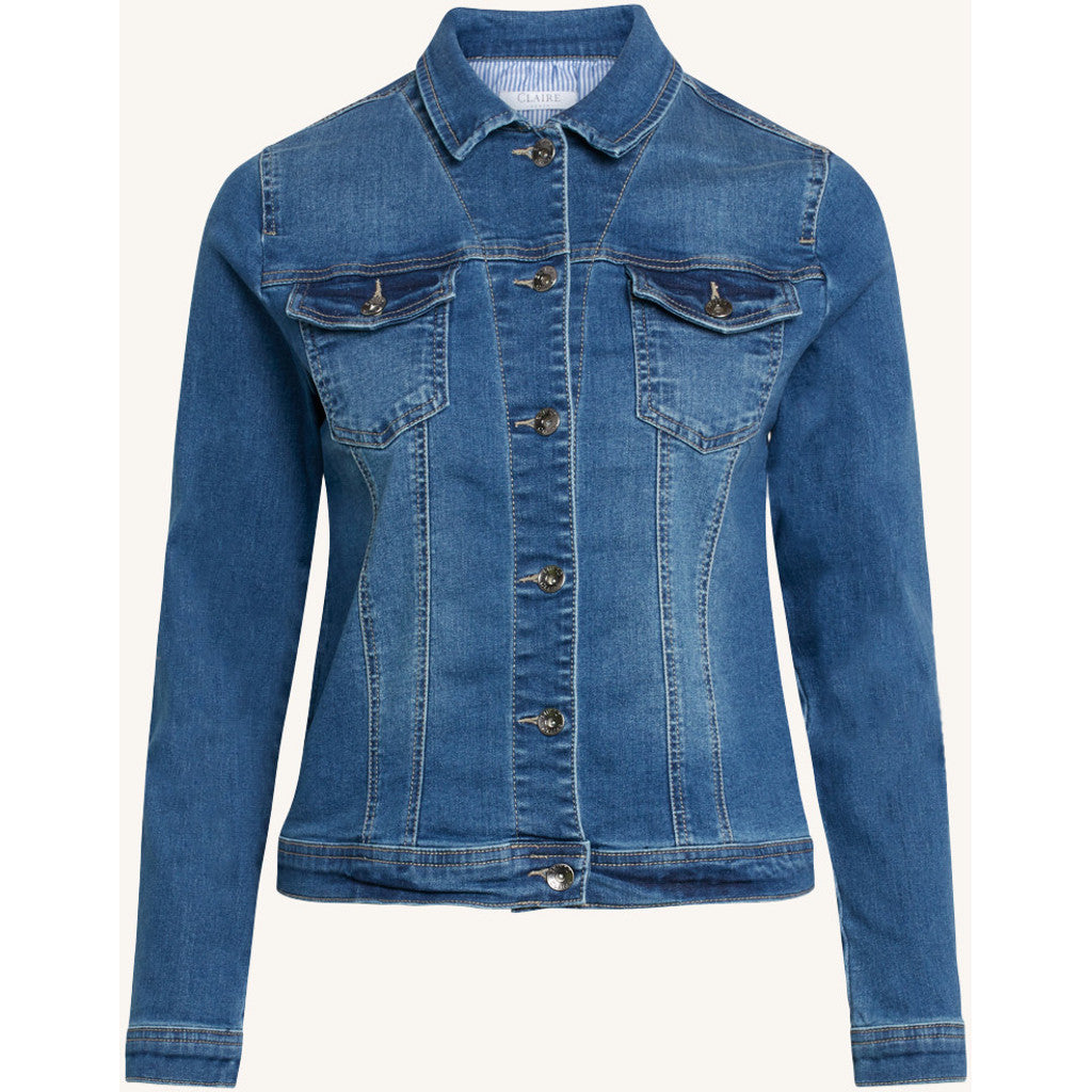 CLAIRE Jackets CWElaine Jacket 22 Light Denim