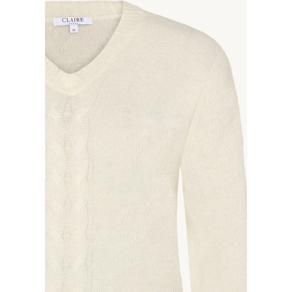 CLAIRE Knit CWParina Pullover 3270 Ivory