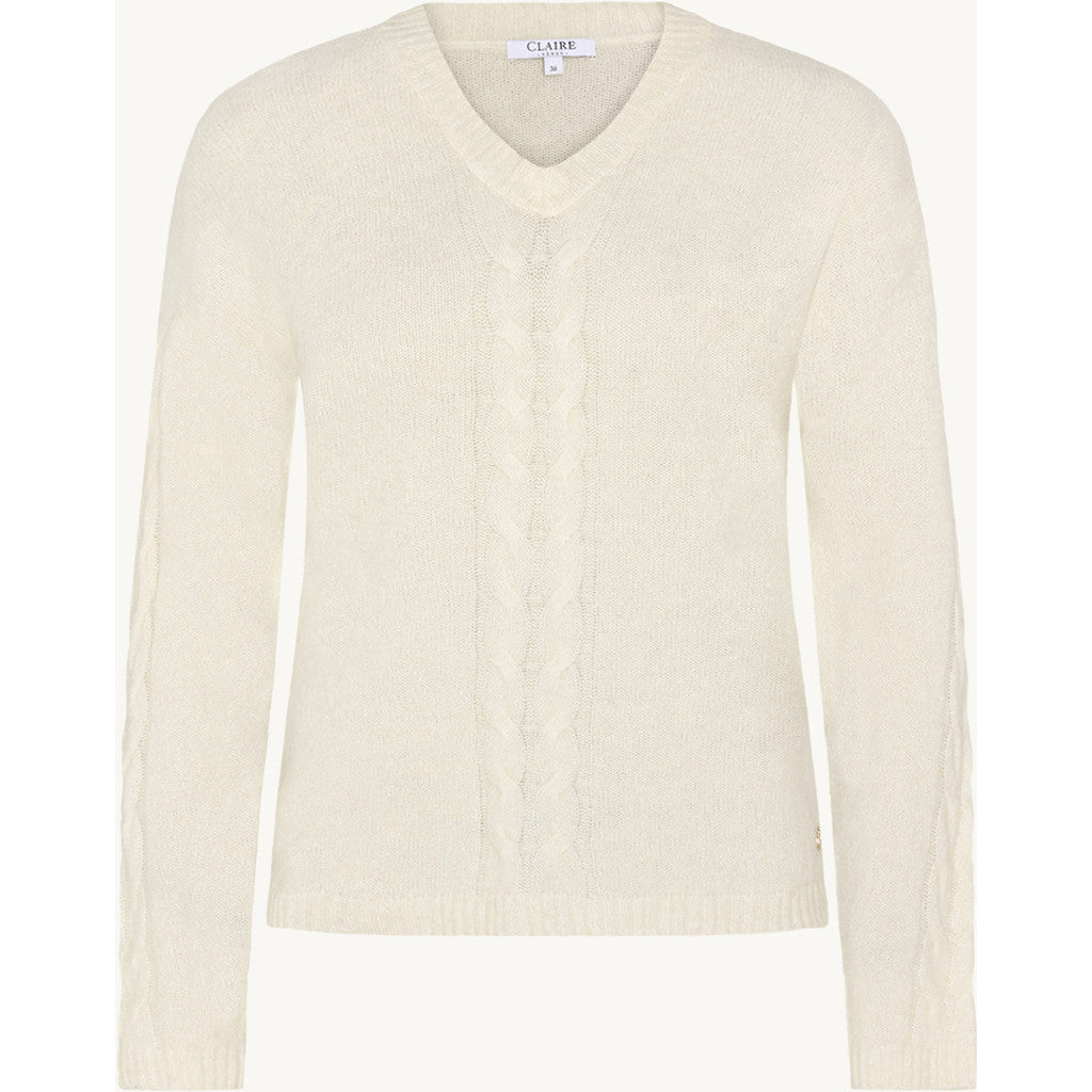 CLAIRE Knit CWParina Pullover 3270 Ivory