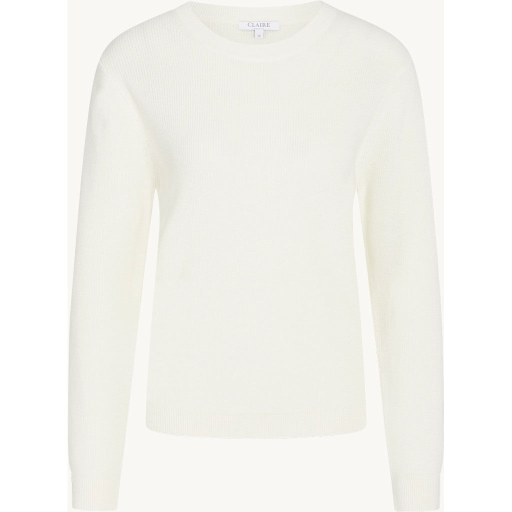 CLAIRE Knit CWPreet Pullover 3270 Ivory