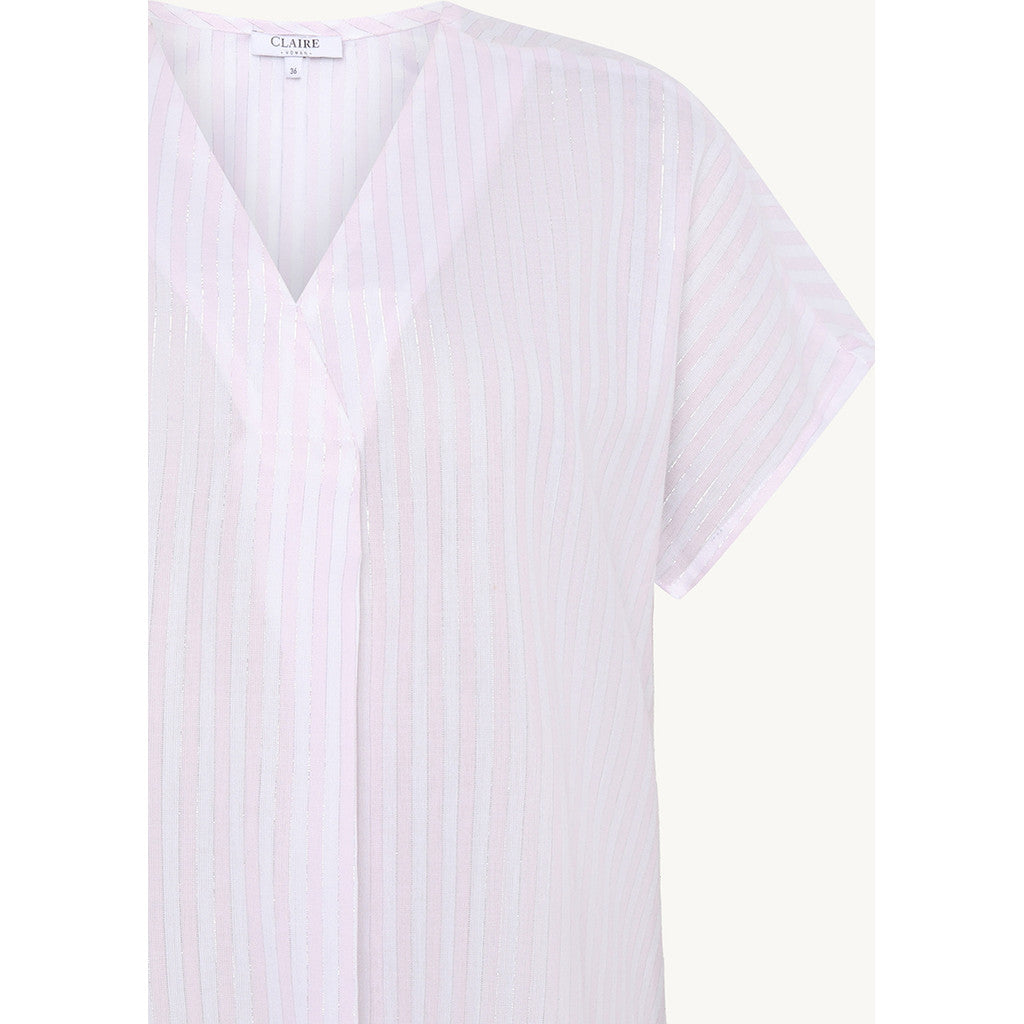 CLAIRE Shirt CWRebitta Stripe Shirts 4306 Pink Touch