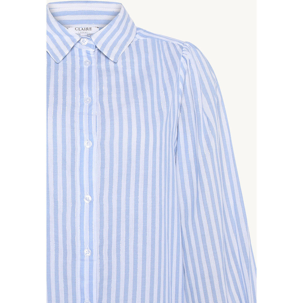 CLAIRE Shirt CWRenette Stripe Shirts 3185 Serenity