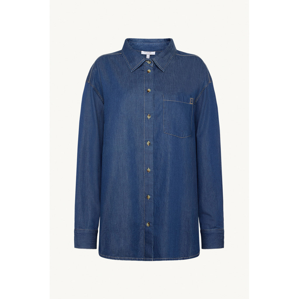 CLAIRE Shirt CWRhianna Shirts 3017 Blue Denim