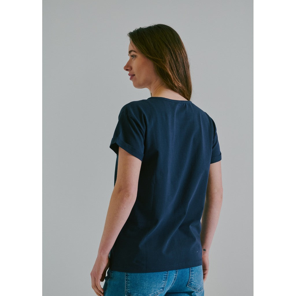 CLAIRE T-shirt CWAiofe T-shirt S/S 3151 Dark Navy