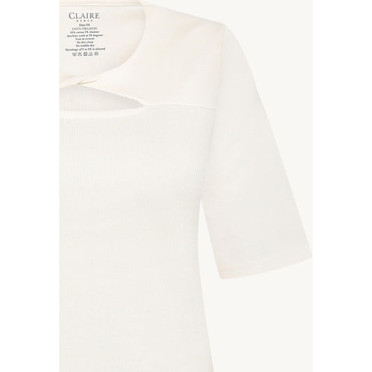 CLAIRE T-shirt CWAislynn T-shirt L/S 3217 Gardenia