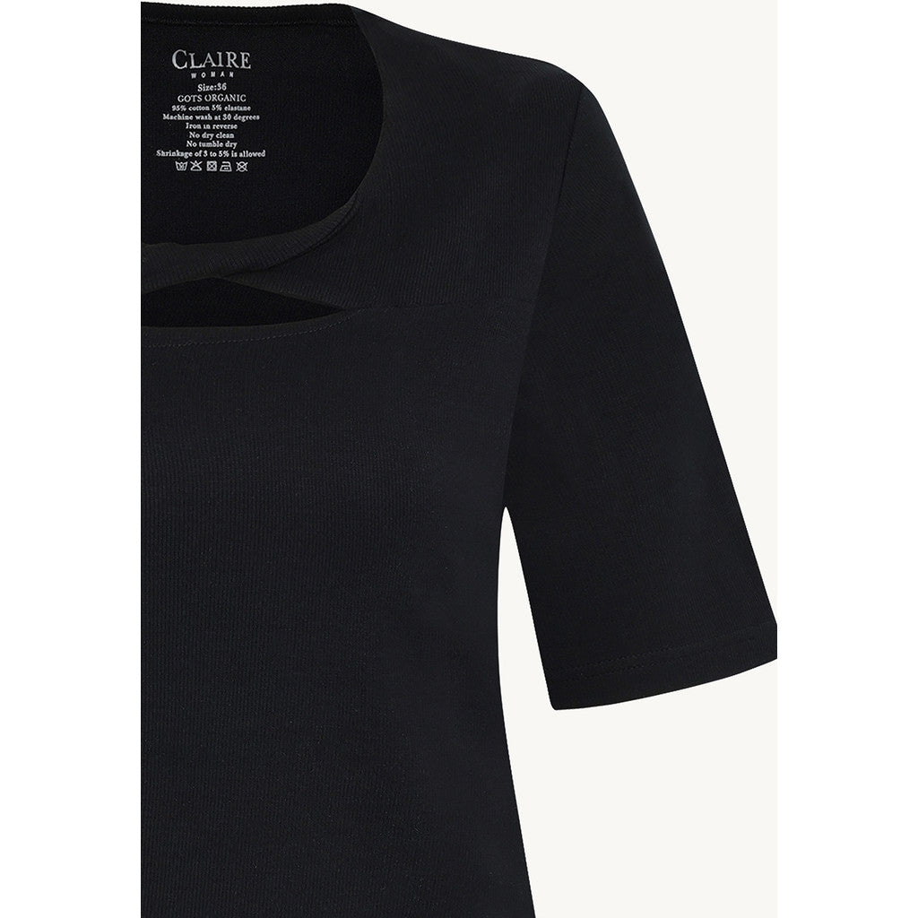 CLAIRE T-shirt CWAislynn T-shirt L/S 3244 Black