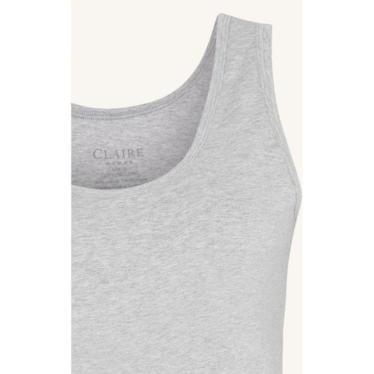 CLAIRE T-shirt CWAlexa Tops 1218 Soft Grey Melange