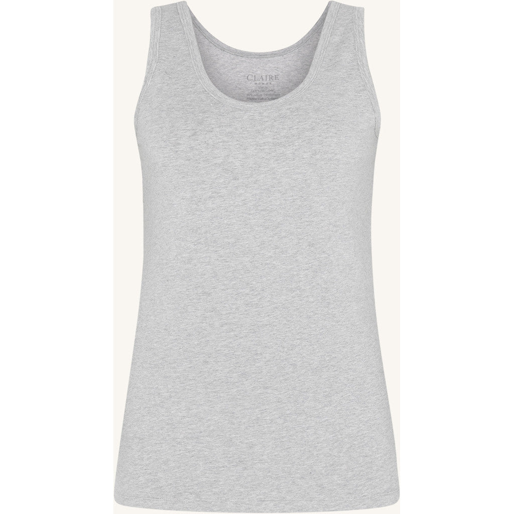 CLAIRE T-shirt CWAlexa Tops 1218 Soft Grey Melange