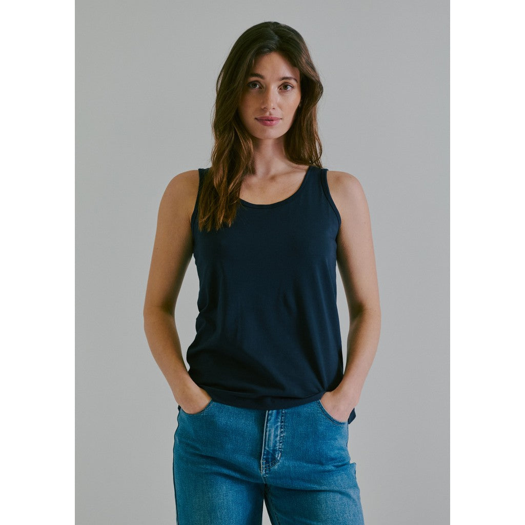 CLAIRE T-shirt CWAlexa Tops 3151 Dark Navy