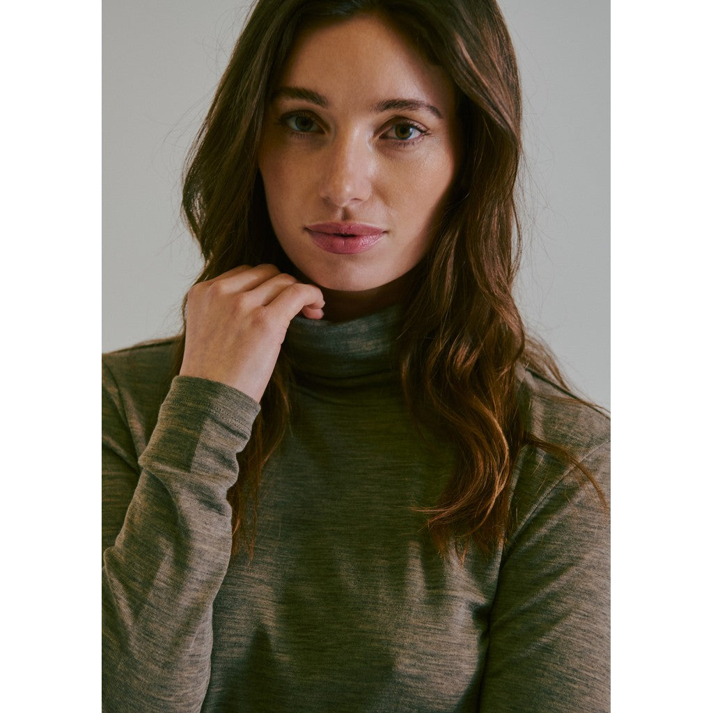 CLAIRE T-shirt CWAlys Pullover 13575 Taupe Melange