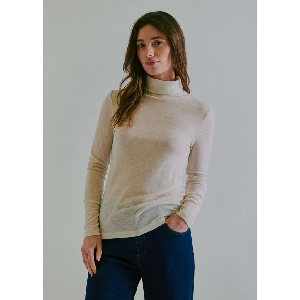 CLAIRE T-shirt CWAlys Pullover 3270 Ivory