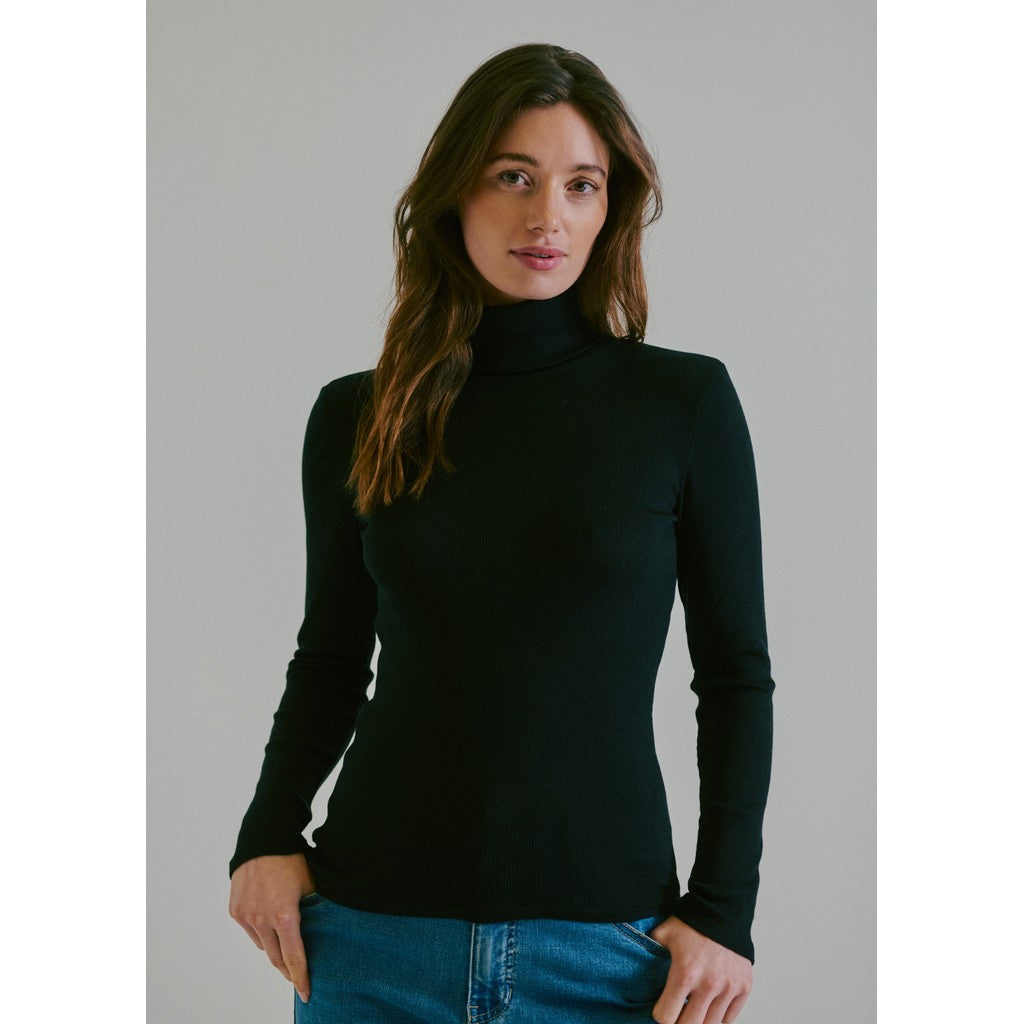 CLAIRE T-shirt CWAlys Slipdress 3244 Black