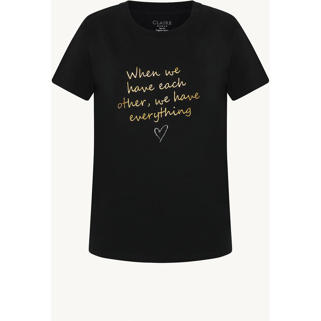 CLAIRE T-shirt CWAmani T-shirt S/S 3244 Black