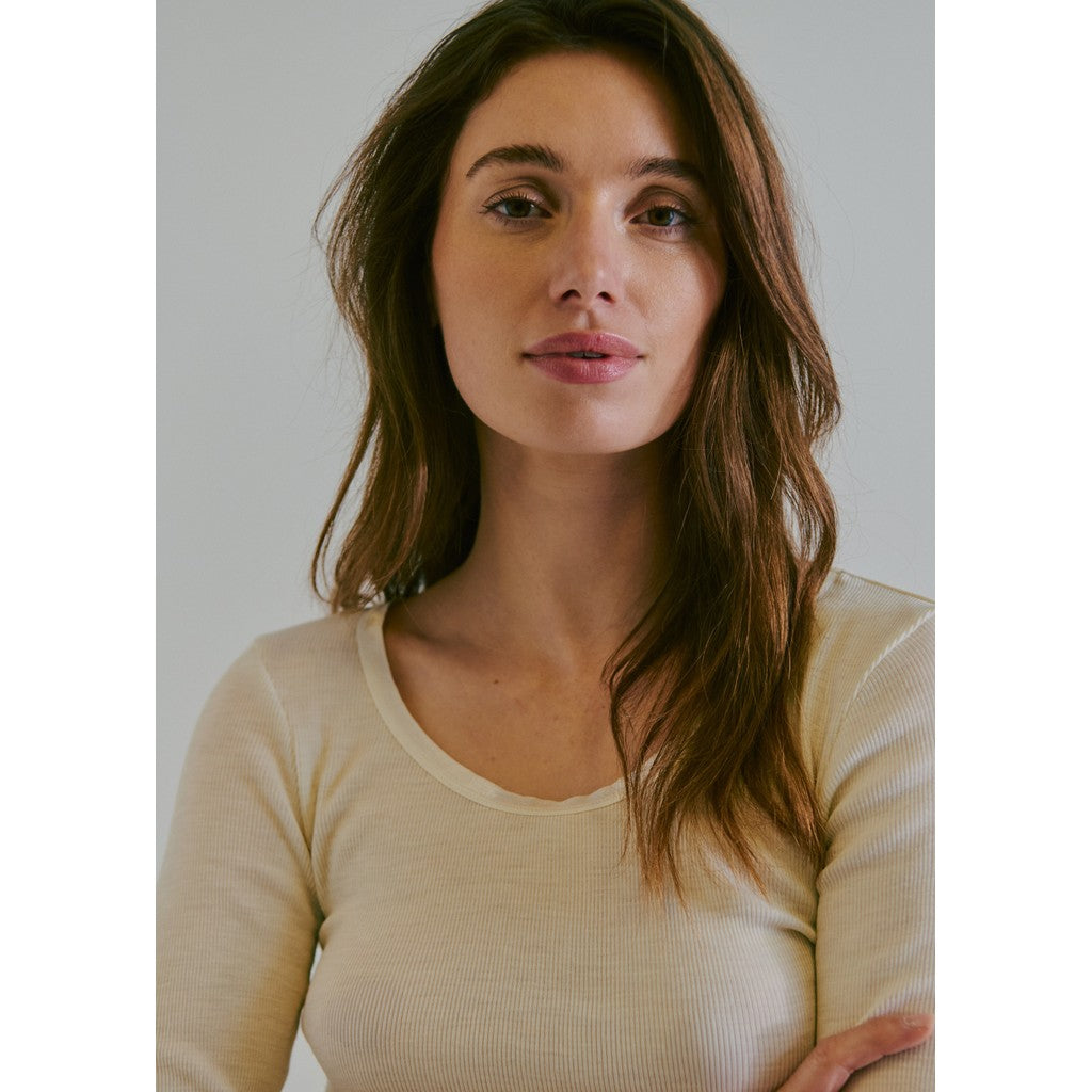 CLAIRE T-shirt CWAmber T-shirt L/S 3270 Ivory