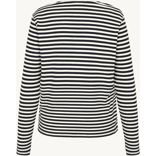 CLAIRE T-shirt CWAmy Stripe T-shirt L/S 3151 Dark Navy