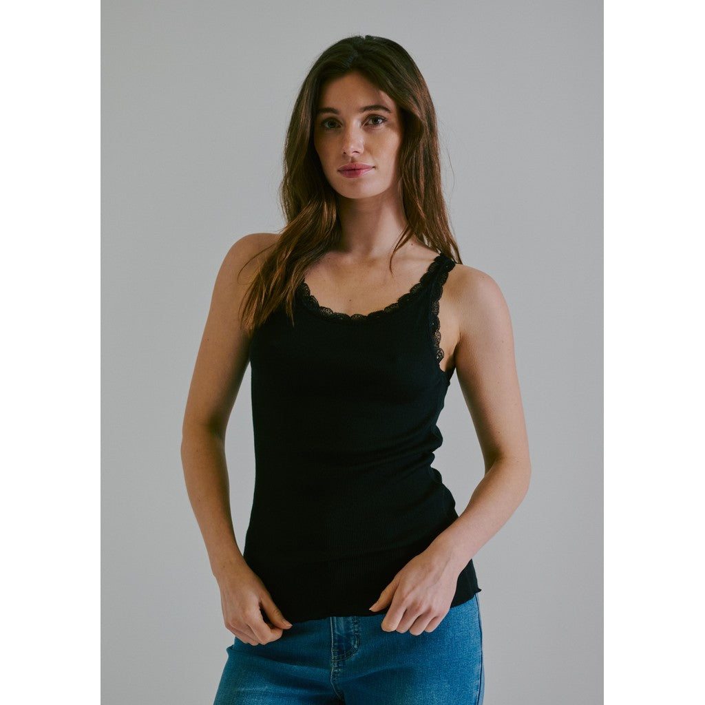 CLAIRE T-shirt CWAngela Tops 3244 Black