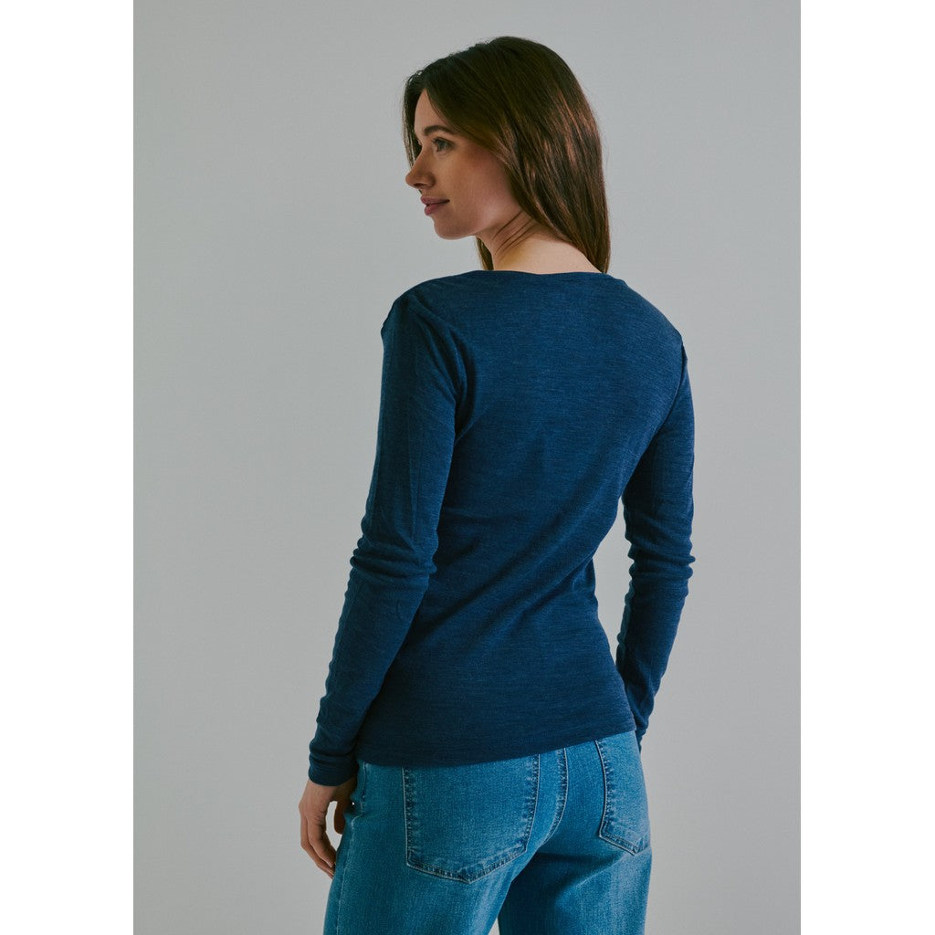 CLAIRE T-shirt CWAubree Slipdress 13129 Blues Melange