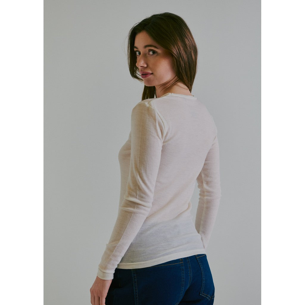 CLAIRE T-shirt CWAubree Slipdress 3270 Ivory
