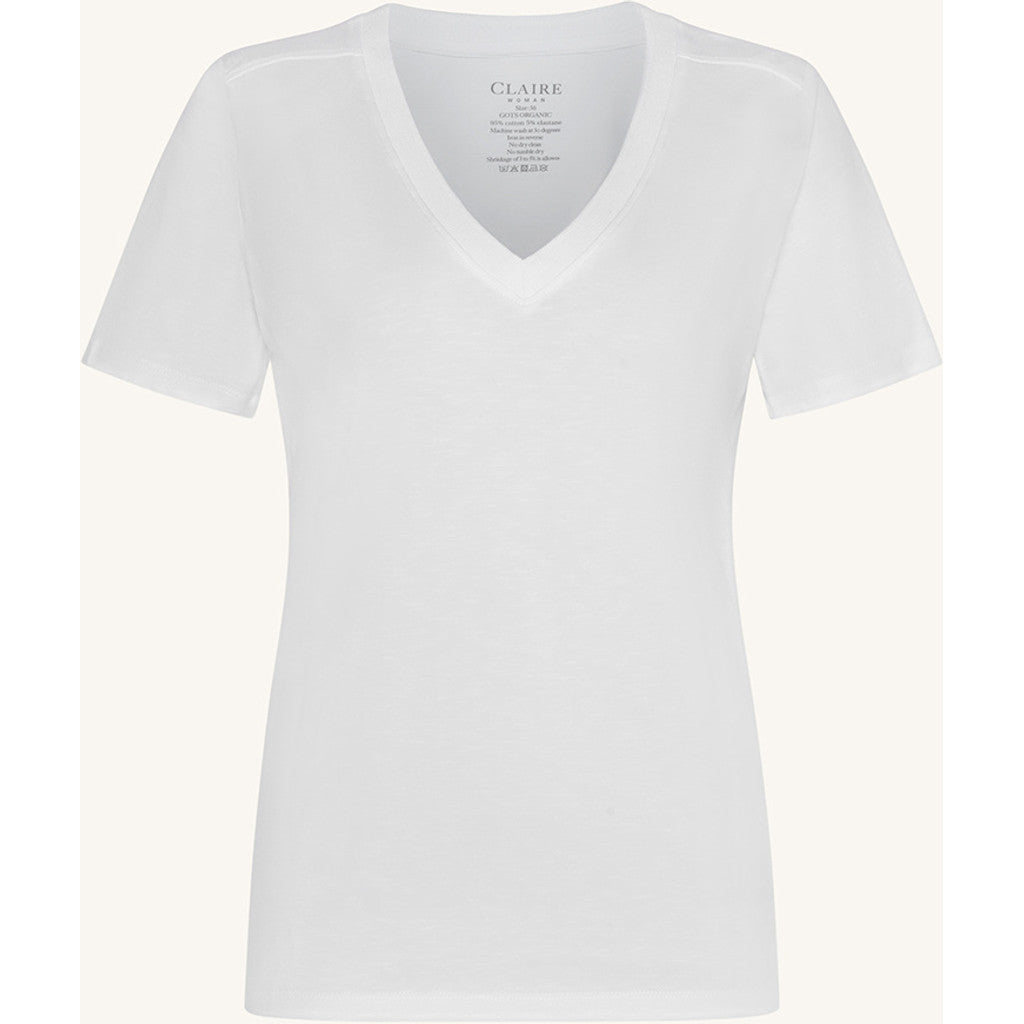 CLAIRE T-shirt CWAubriana T-shirt S/S 3246 White