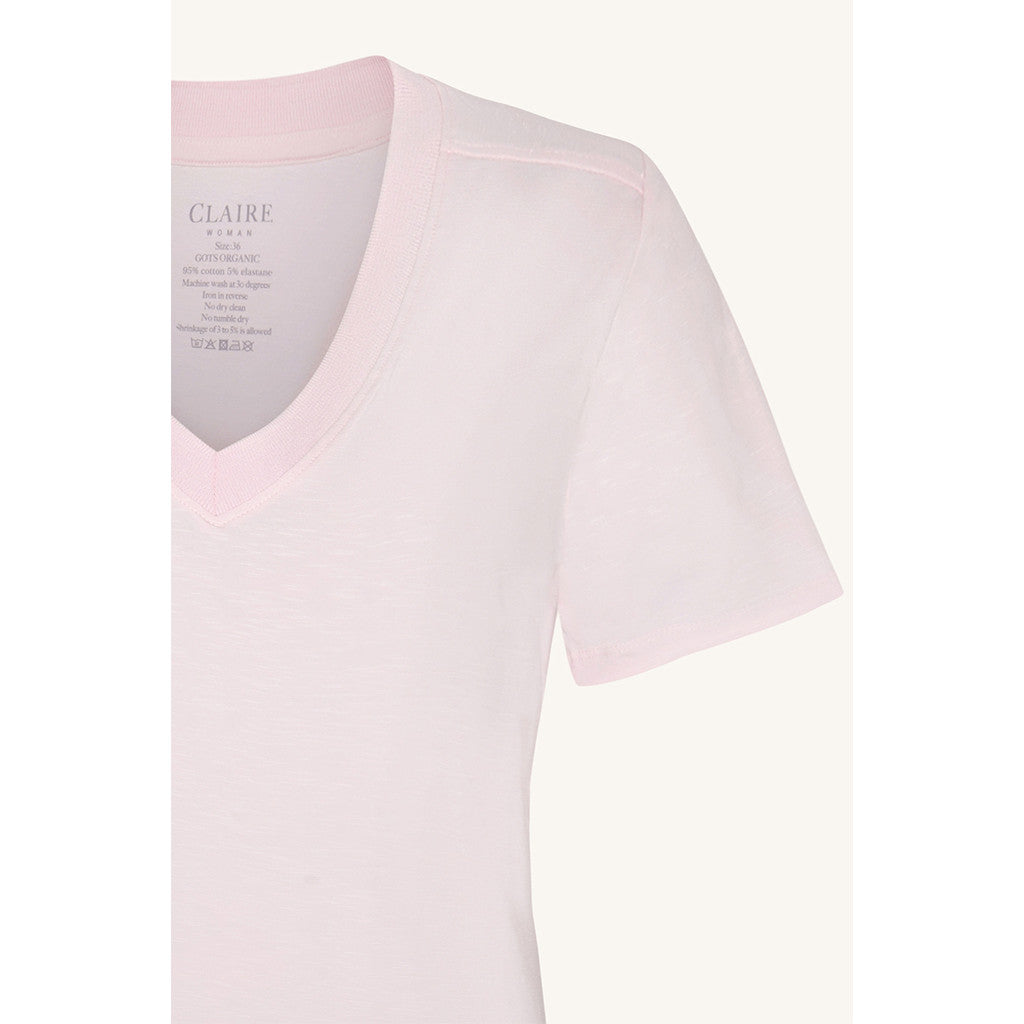CLAIRE T-shirt CWAubriana T-shirt S/S 4306 Pink Touch