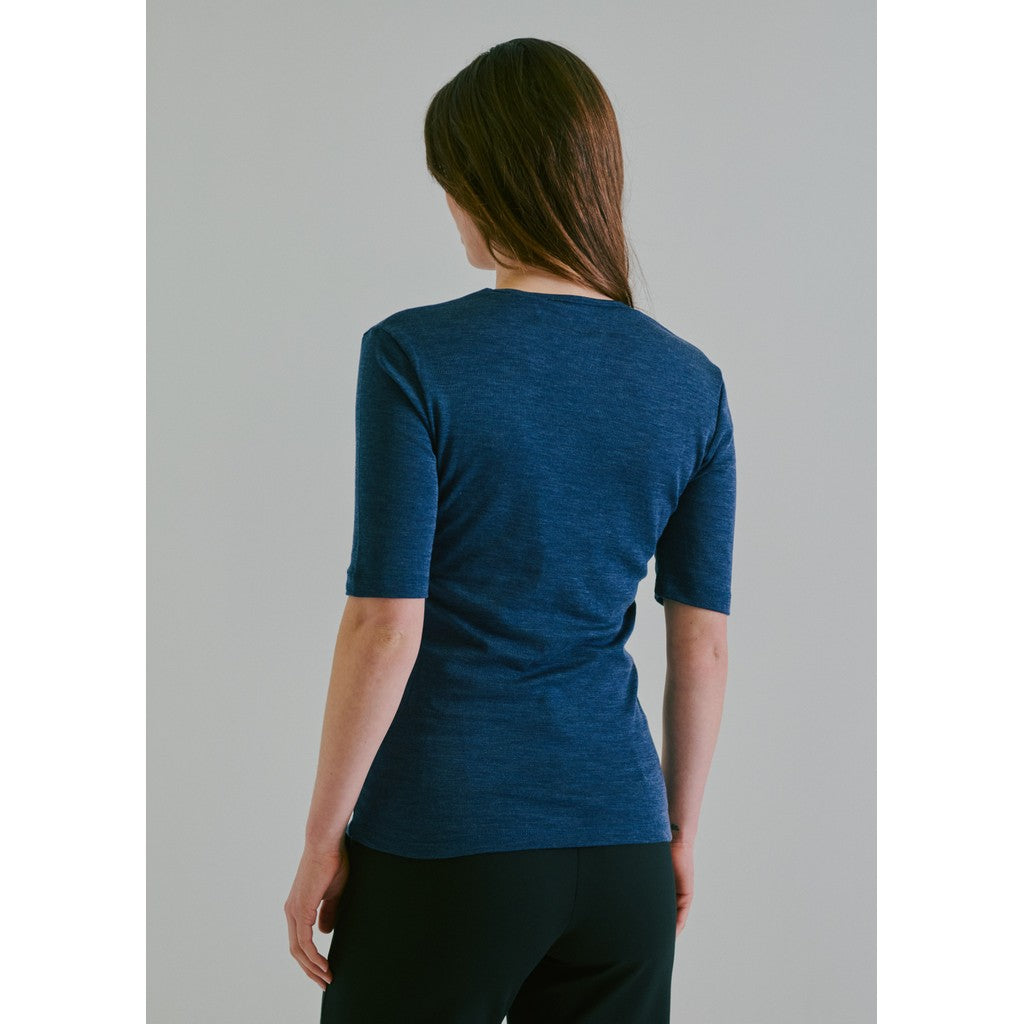 CLAIRE T-shirt CWAuburn Slipdress 13129 Blues Melange