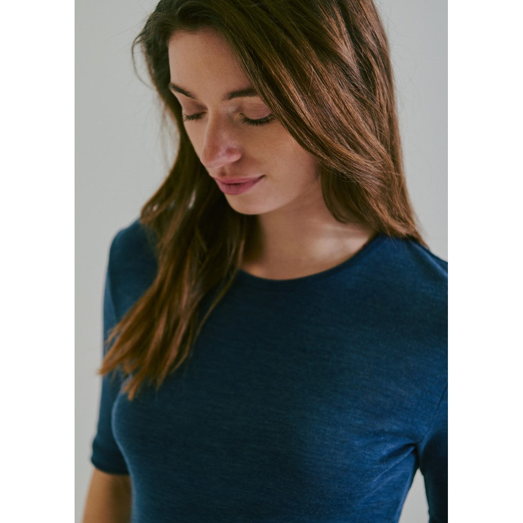 CLAIRE T-shirt CWAuburn Slipdress 13129 Blues Melange