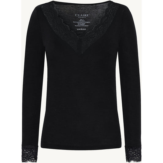 CLAIRE T-shirt CWAugustina T-shirt L/S 3244 Black