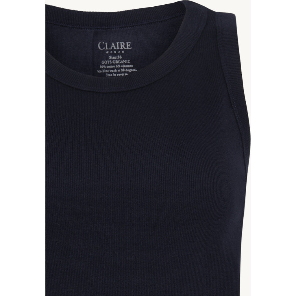 CLAIRE T-shirt CWAvery Tank Top 3151 Dark Navy