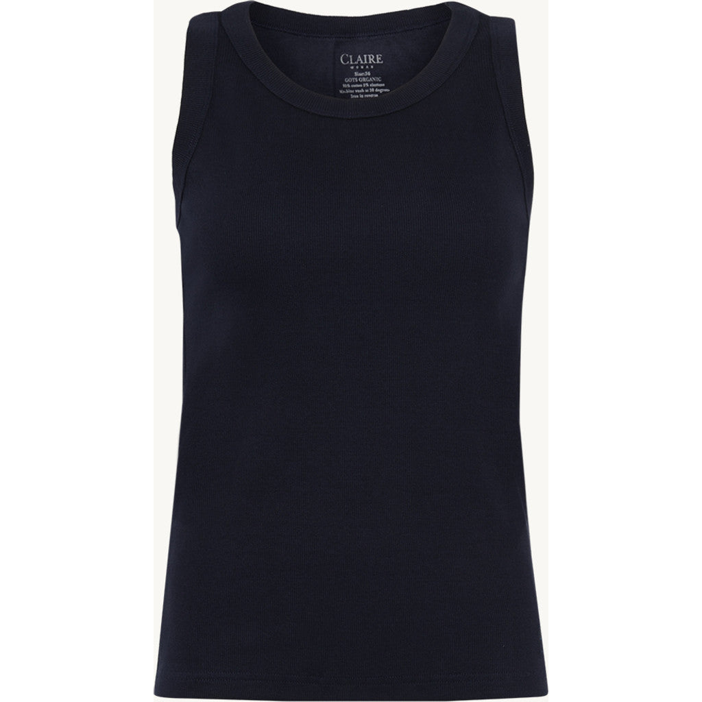 CLAIRE T-shirt CWAvery Tank Top 3151 Dark Navy