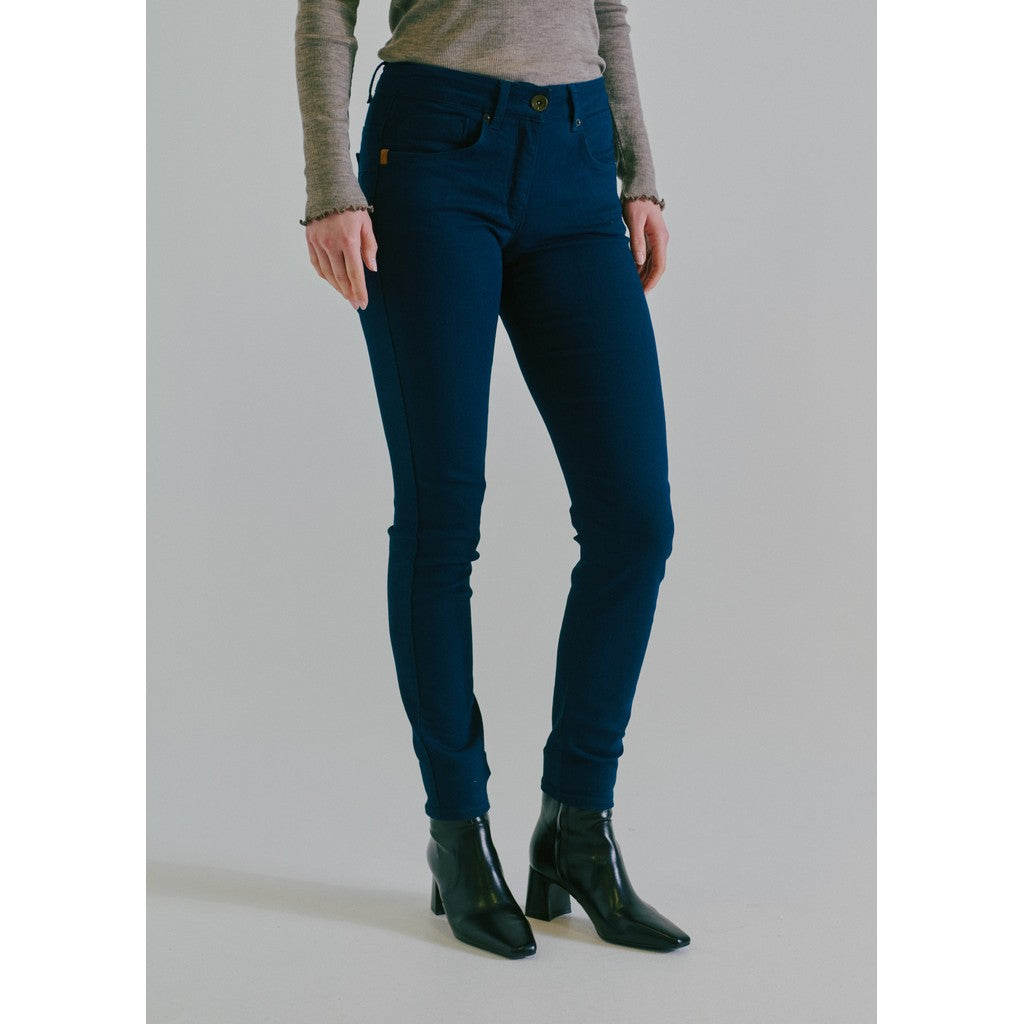 CLAIRE Trousers CWJasmin Navy Trousers 3151 Dark Navy